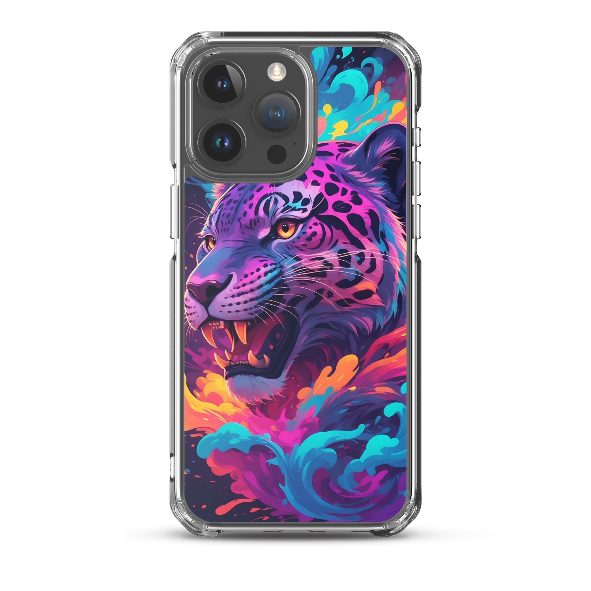 Angry Jaguar Clear Case for iPhone®